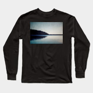 Trees reflected in water Long Sleeve T-Shirt